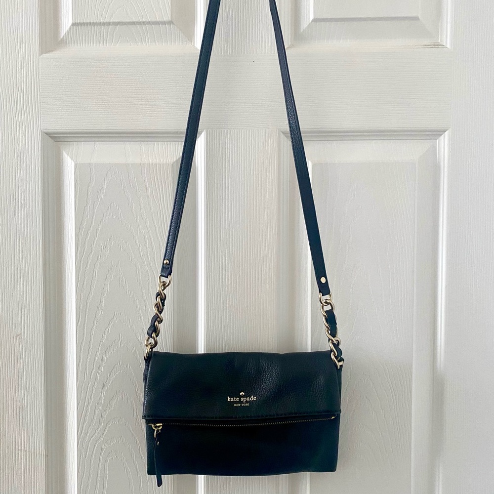 Kate Spade Black Leather Crossbody